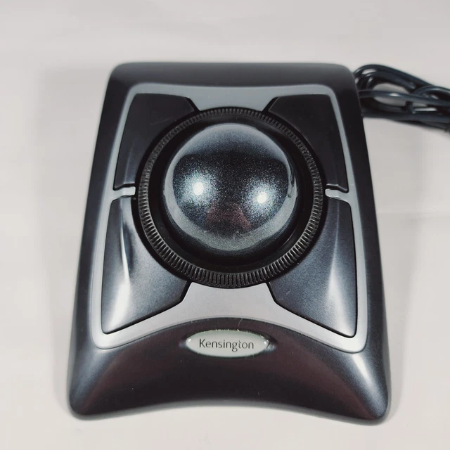 KENSINGTON K64325 EXPERT Trackball Wired Mouse Ergo Tested 36.99