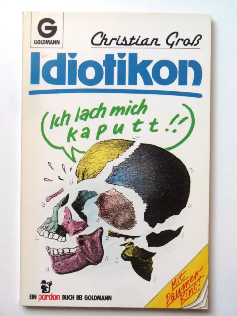 IDIOTOKON - Satire Fotos Humor Cartoon - altes Goldmann Buch - Comic Zeichnungen