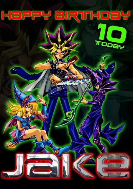PERSONALISED YU- GI- Oh Yugioh Birthday Any Occasion Greeting Card £3. ...