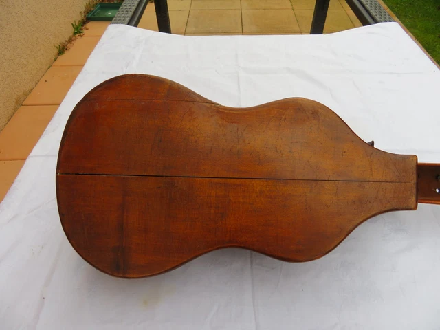 Vielle à roue très ancienne , old Hurdy gurdy , à restaurer. 14