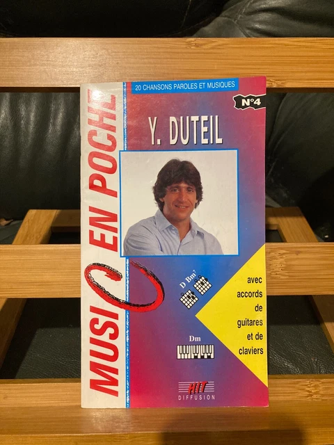 Music en poche n°4 Yves Duteil paroles accords 20 chansons Hit Diffusion