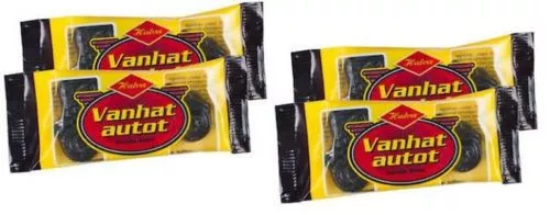 Halva Vanhat Autot Old Cars Salmiakki Salty Liquorice 4 x 15 g