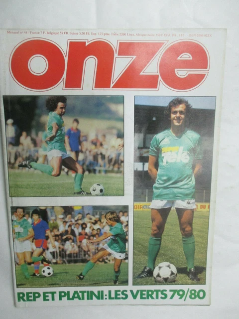FRANCE FOOTBALL OFFICIEL FFF N°1744 5 DECEMBRE 1979 PLATINI ST ETIENNE UEFA
