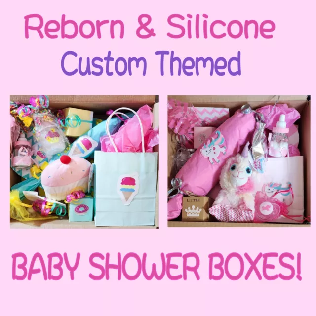 LARGE Reborn/Silicone Surprise Baby Shower Box Opening!