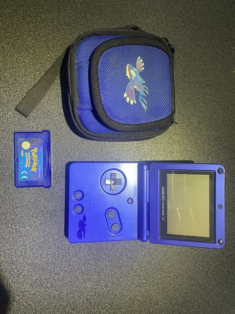 CONSOLE GBA GAME Boy Advance Sp Pokemon Kyogre Edition POKEMON