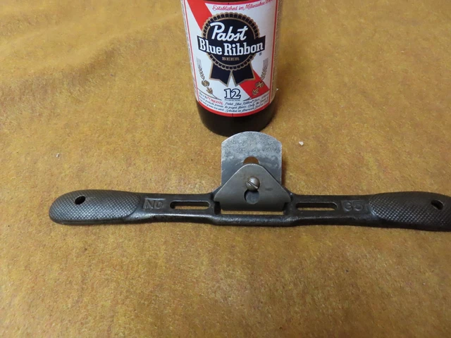 Vtg Stanley No.65 Spoke Shave,w/o Bott.V-Attachment,Sweetheart~GD+🤠🤠🤠S4.29.23