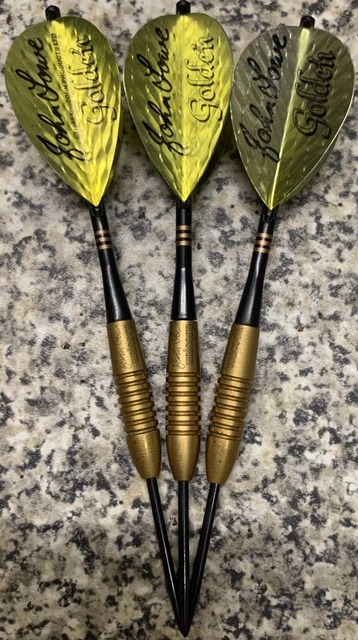 RARE UNICORN JOHN Lowe Golden Hero 20g Tungsten Darts £49.99