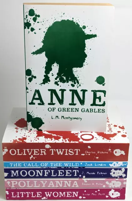Scholastic Classics x 6 Paperback Lot : Anne of Green Gables / Little Women + 4