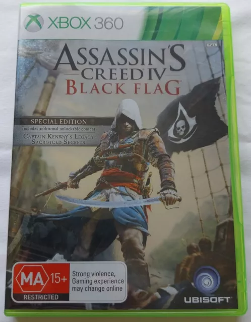 Assassins Creed IV: Black Flag - Xbox 360 Game *Complete* Tested & Working