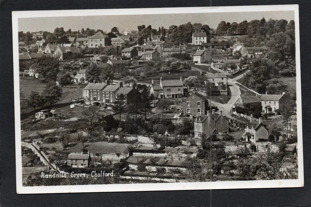 POSTCARD CHALFORD NR Stroud Gloucestershire houses at Randalls Green RP