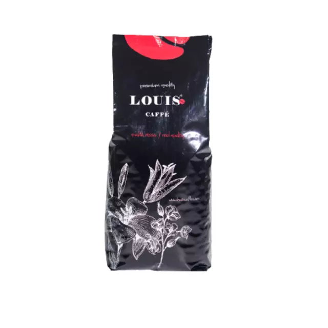 Café en grains artisanal Louis Rouge kg. 1 fabriqué en Italie