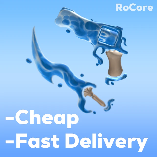 Keychain Knife Set Ocean Per Roblox Murder Mystery 2 - Godly Knifes And Guns, Collezione Limited Edition Mm2 Godly Knives And Guns - Foto 5