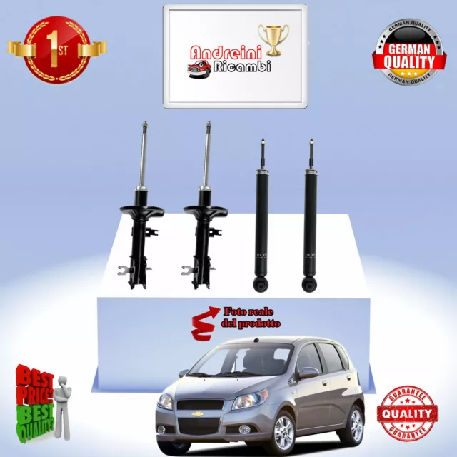 Kit 4 Ammortizzatori Ant + Post Chevrolet Aveo 1.2 55Kw 75Cv Dal 2008 ->  A14 2