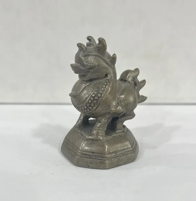 Vintage Dragon Rooster Duck Asia Antique Opium Weight  Bronze China 5.8 OZ 2