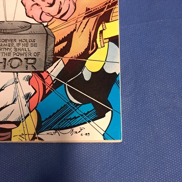 The Mighty Thor #338  2nd Beta Ray Bill 1983 Newsstand Marvel Comics 4