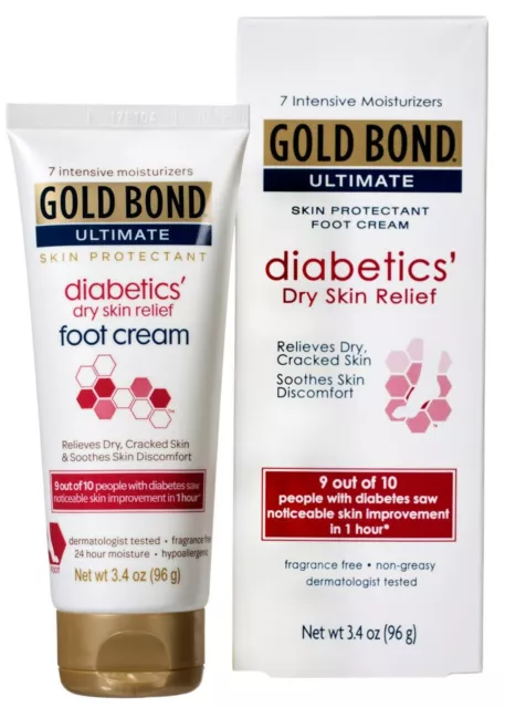 Gold Bond Ultimate Diabetic's Foot Cream 3.4 oz. 	1030716-1