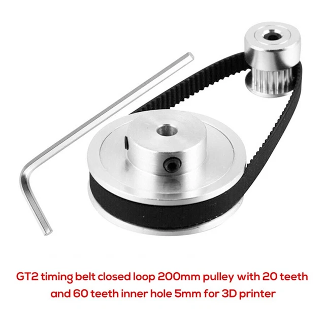 Cinghia Dentata GT2 Senza Fine, 220 Mm, 110 Denti, Larghezza 6 Mm - Per Stampanti 3D, CNC E Progetti Robotici