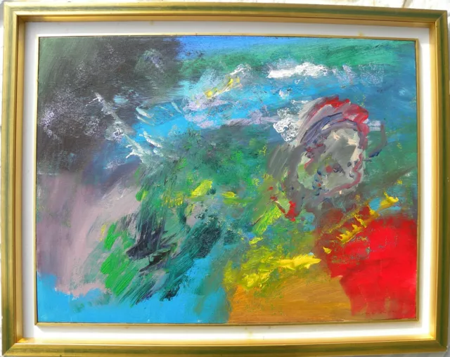 Ernesto TRECCANI (Milano 1920-2009) NEGLI OCCHI DEL PRIGIONIERO 60x80 anno 1998
