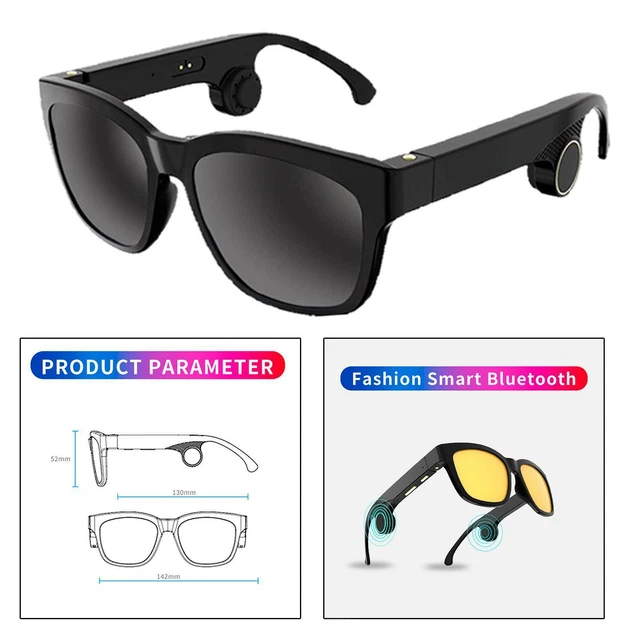 Lunettes à Conduction Osseuse Mains   IP55 étanches Compatibles avec IOS