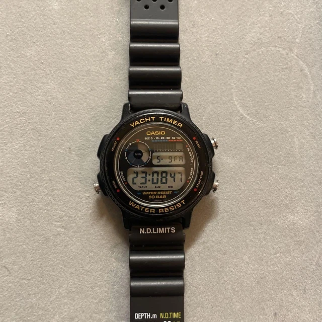 CASIO TRW-31 [862] Digital Yacht Timer Watch Rare Vintage
