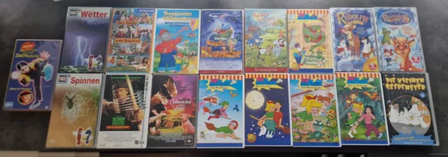 VHS Kinderfilme Sammlung Sehr guter Zustand, getestet.