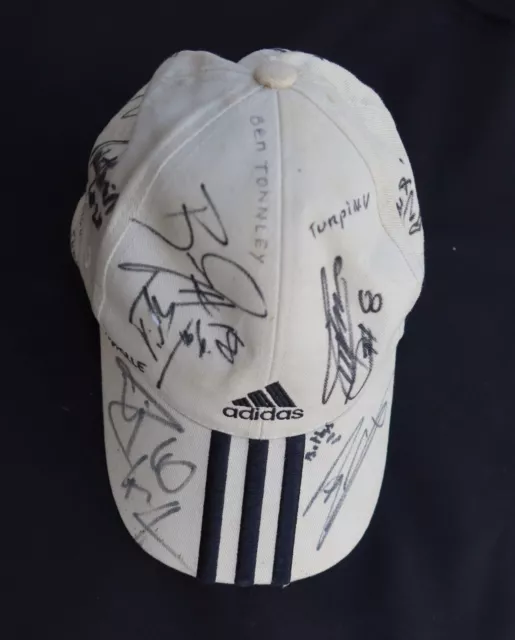 Casquette signée Vialle Thain Thierry Bethys moto Chauche 2003 SIGNED HAT CAP