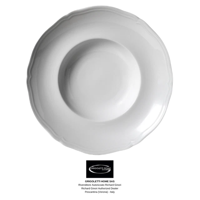 Richard Ginori - Antico Doccia - fond plat Grand / Pâtes Ø CM 28 Revendeur