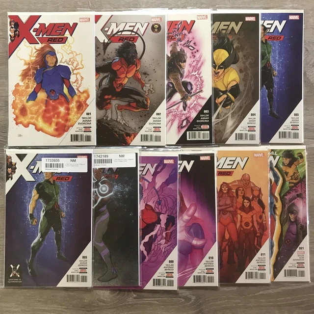 X-Men: Red (2018) 1 2 3 4 5 5 6 9 10 11 Annual #1 Marvel 11 Book Lot  LB5