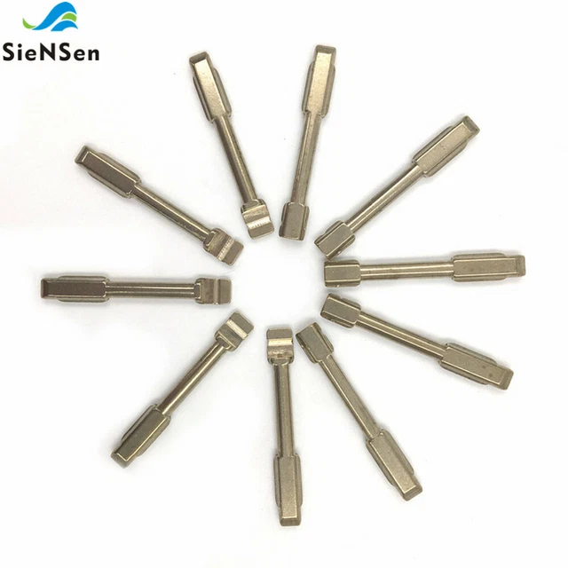 10Pcs/lot Metal Blank Uncut Flip KD/VVDI/JMD Remote Key Blade Type 90#