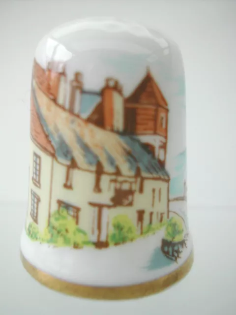 Dé à coudre porcelaine Thimble - ANGLAIS CAVERSWALL LYNMOUTH