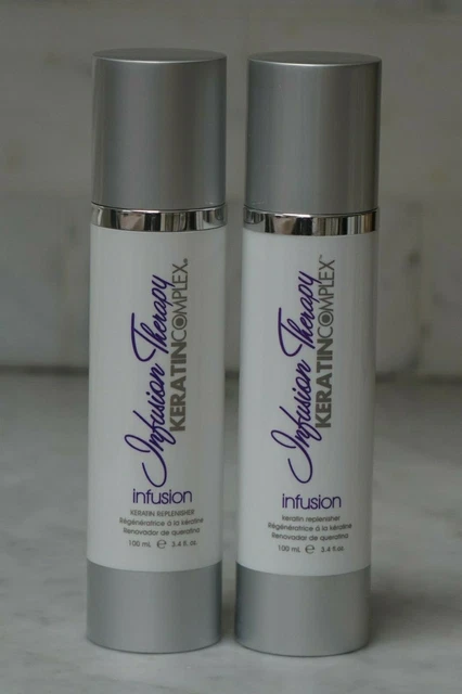 2 PACK. 3.4 oz. Keratin Complex Infusion Therapy Keratin Replenisher. 100ml. NEW