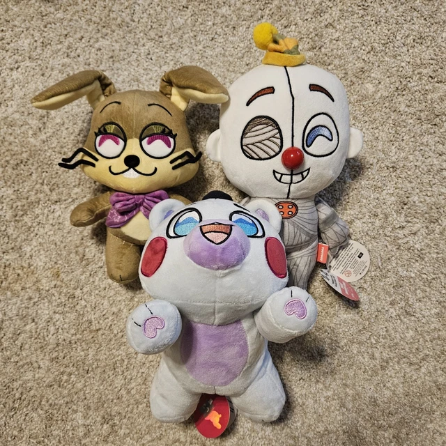 YOUTOOZ FNAF LOT Ennard Helpy Flop Glitchtrap Chibi Plush