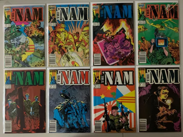 The 'Nam comics run: #1-30 NS 30 diff (1986-89)