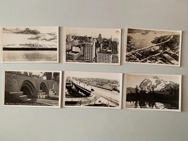 Lot 4 Anciennes Cartes Postales Special Usa By Johnston