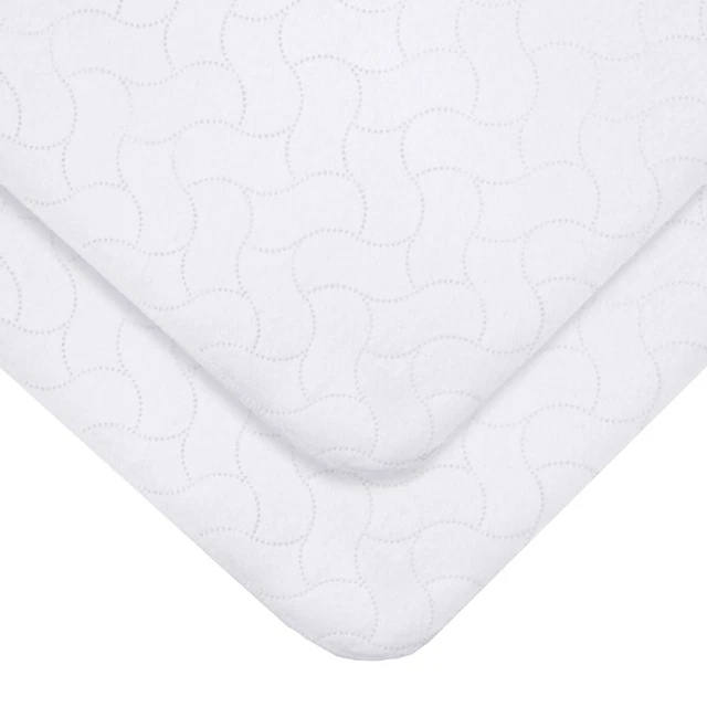 Paquete de 2 American Baby Company impermeable tipo edredón plano reutilizable multiuso