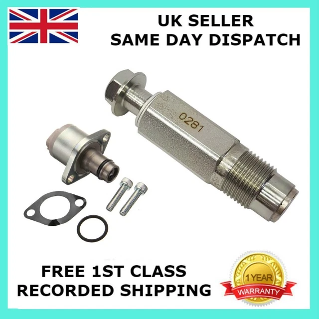 FUEL PUMP CONTROL/PRESSURE Relief Valve For Ford Transit 2.2/2.4 Tdci