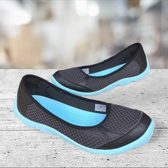 CROCS WOMENS DUET Busy Day Skimmer Flat Shoes £16.16 - PicClick UK