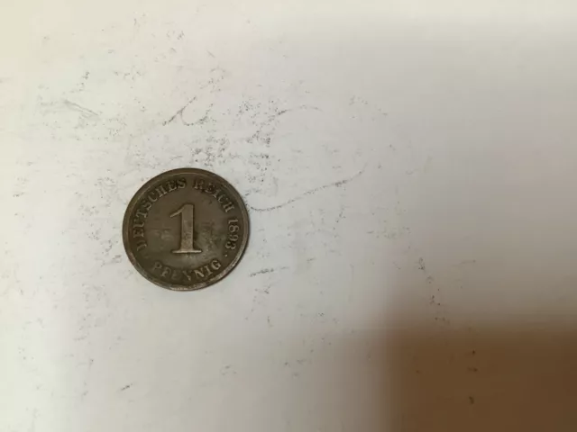 1 Pfennig 1893 D