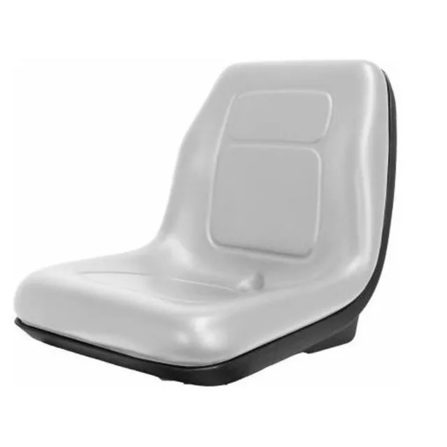 306860K New Gray Vinyl Replacement High Back Seat Fits Hustler Zero-Turns 539437