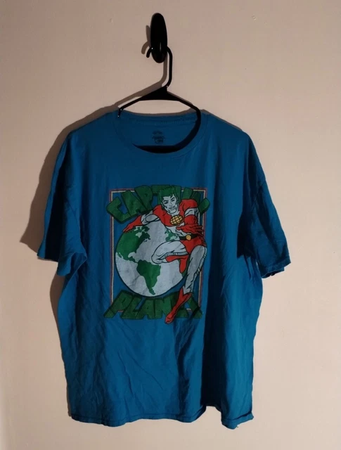 Vintage 00s Captain Planet T-Shirt Men's 2XL