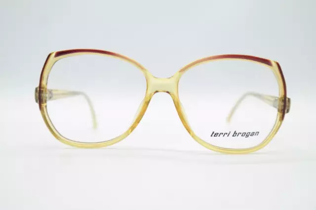 Vintage Terri Brogan 8815 Braun Ovale Occhiali Montatura Occhiali NOS
