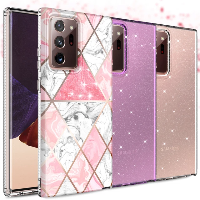 For Samsung Galaxy Note20/20 Ultra 5G Case Clear Bling Shockproof Slim TPU Cover