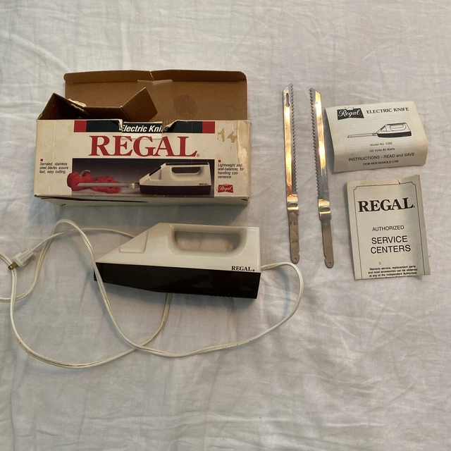 VINTAGE REGAL ELECTRIC Knife Model V382 Made in The USA Works 10.50