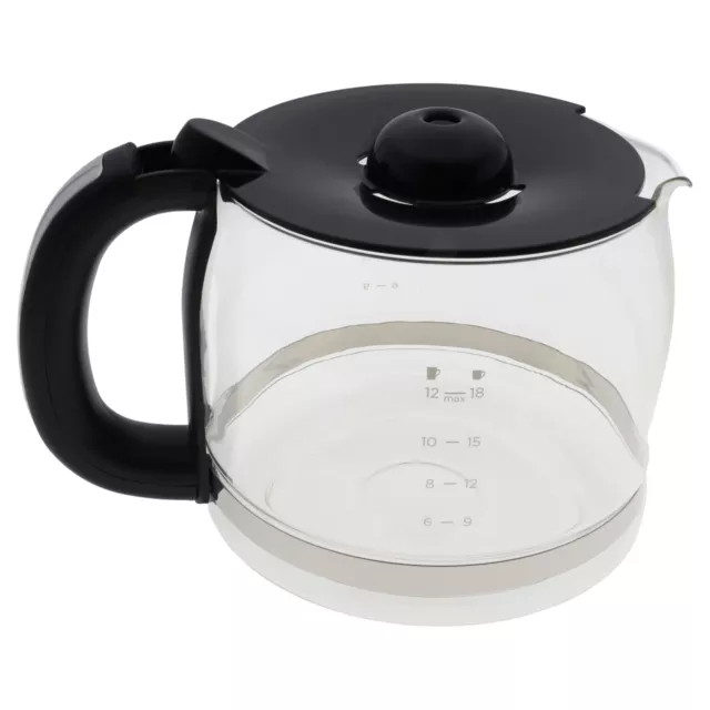 Russell Hobbs carafe 12 tasses couvercle machine café en verre Luna Matte 23240