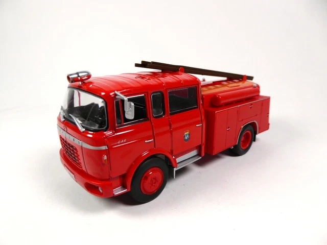 Camion De Pompier Berliet SITAP GAK – Grande échelle 25 Cm, Rare Et Vintage