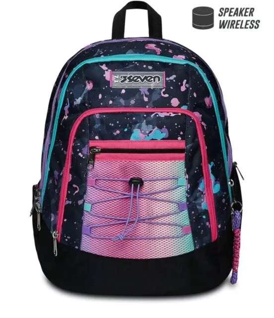 SEVEN ZAINO ADVANCED Fluo String Girl Con Cassa Wireless Cod 2353.414 EUR 89 90 PicClick IT