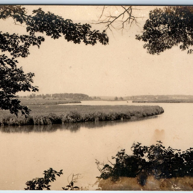 c1910s Chicago, Lake Co, IL CR Childs RPPC Marsh Country Real Photo Charles A127