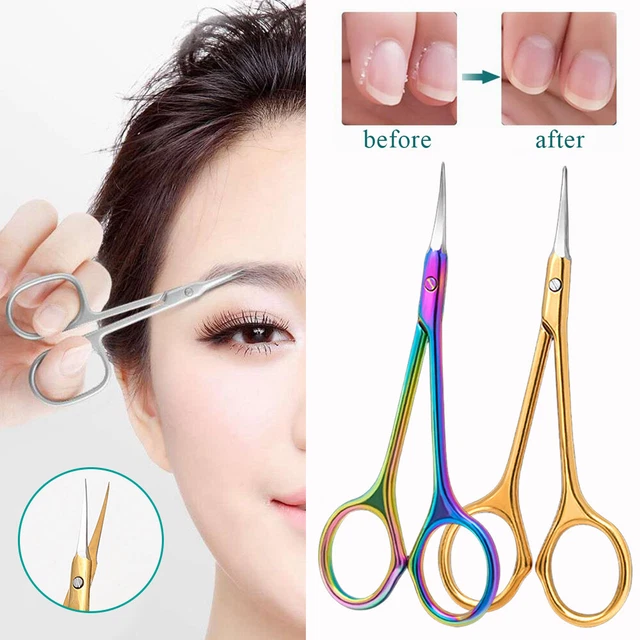 Paire De Ciseaux à Ongles Et Cuticules Métal Argenté CpourL - Neuf, Précision