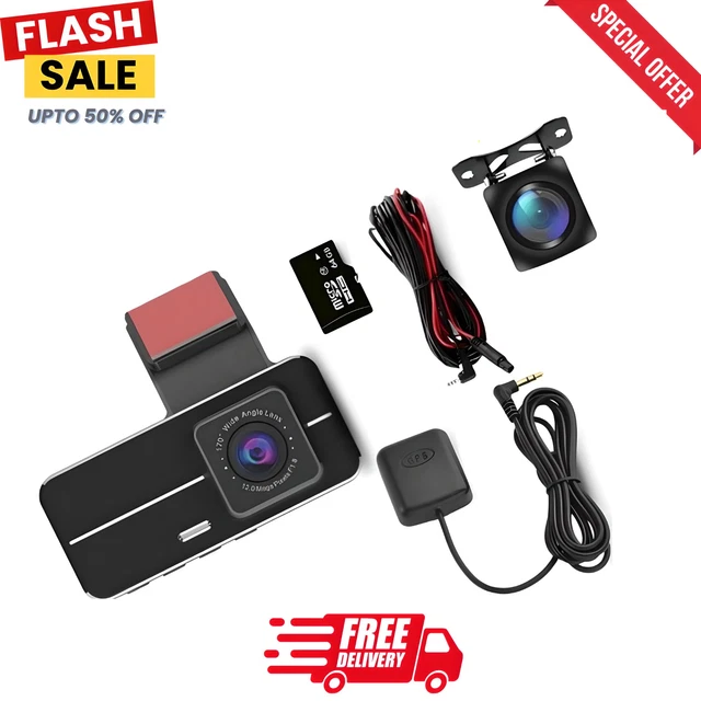 NEXIO N5Pro 4K Dual Dash Cam Front & Rear With WiFi 6, GPS, 64GB Card & 24H Parking Mode