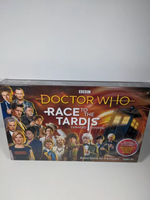 DOCTOR WHO : Race To The Tardis - Expanded Universe Board Game - New & Sealed